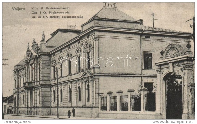 T2 Valjevo, Cs. és Kir. Kerületi Parancsnokság / K. U. K. Military Headquarters - Non Classificati