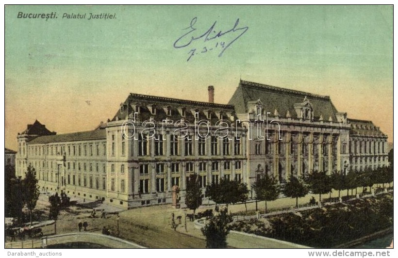 T3 Bucharest, Bucuresti; Palatul Justitiei / Palace Of Justice (EB) - Unclassified