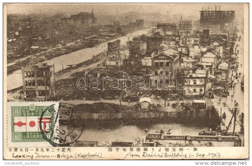 T2/T3 1923 Kyoto, Kyoboshi, Ginza, Destroyed City After The Great Kanto Earthquake (EK) - Unclassified