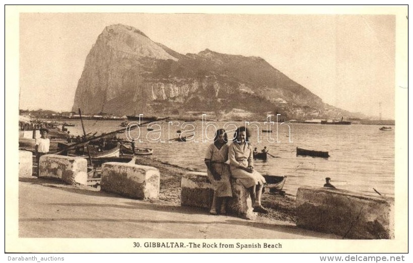 ** T4 Gibraltar, Rock From Spanish Beach (cut) - Non Classificati