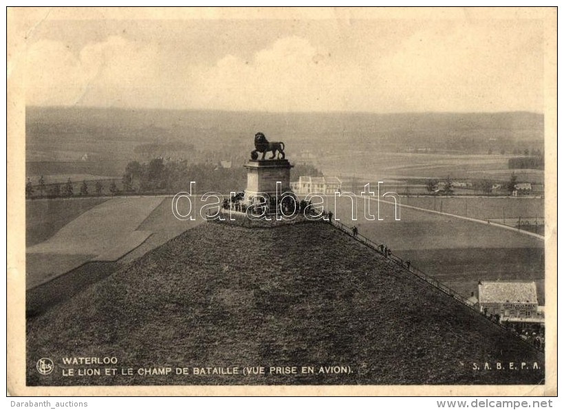 T3 Waterloo, Le Lion Et Le Champ De Bataille, Hotel De La Paix / Statue, Battlefield, Hotel (EB) - Non Classificati