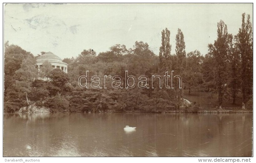 T2 1906 Vienna, Wien; Park With Lake, Pavilion, Photo - Non Classificati