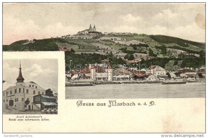 T2 Marbach A. D. Donau, General View, Josef Achleitner's Hotel Zum Schwarzen Adler - Non Classificati