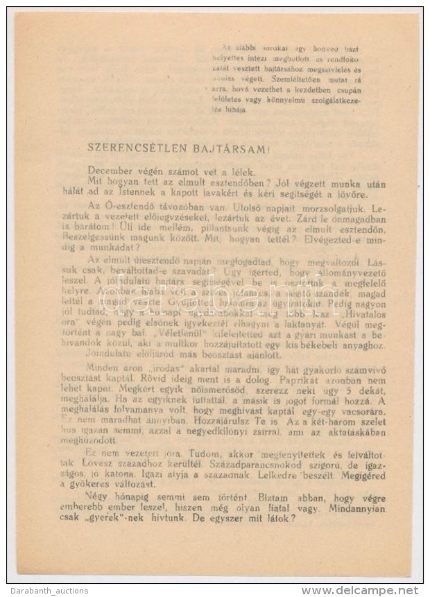 Cca 1941-1945 3 Db Magyar NyelvÅ± Katonai Röplap (ebbÅ‘l KettÅ‘ Azonos) - Other & Unclassified