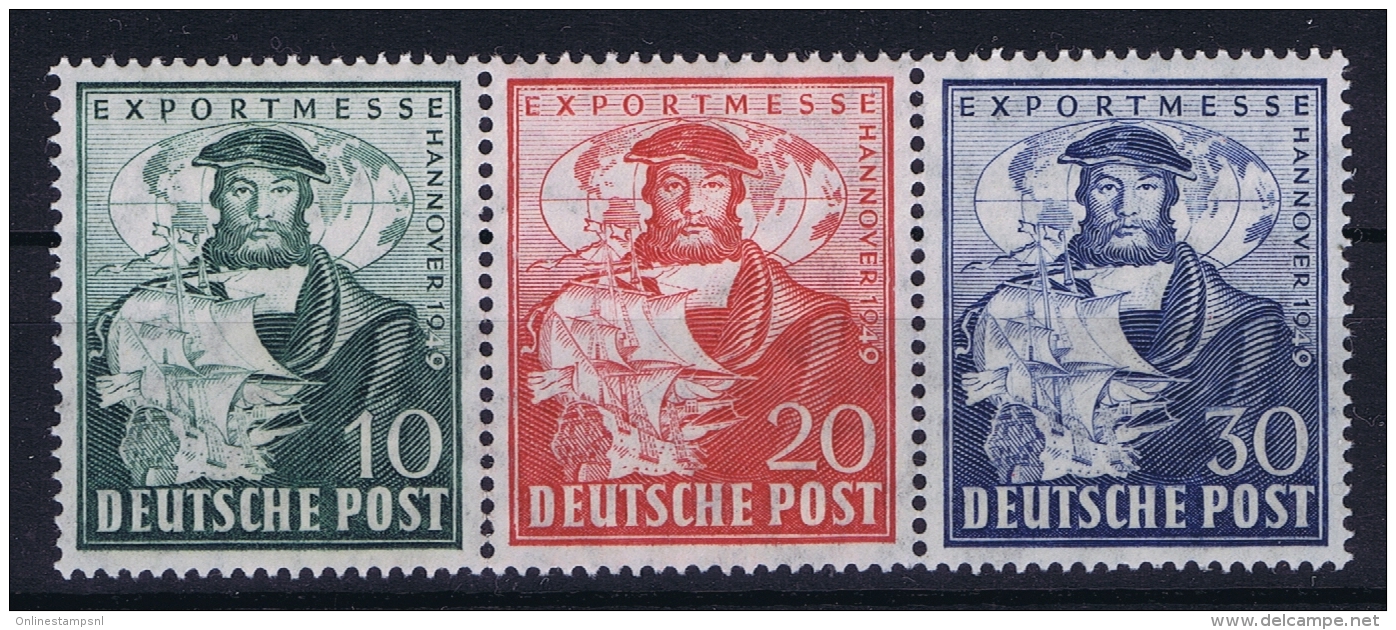 Germany Bi Zone 1949  Mi 103 - 105 MNH/** - Ungebraucht