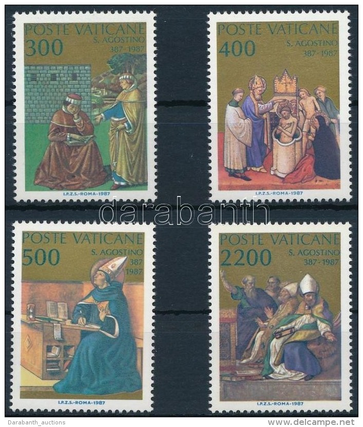 ** 1987 Hippói Szent Ágoston Sor Mi 907-910 + 2 FDC - Altri & Non Classificati