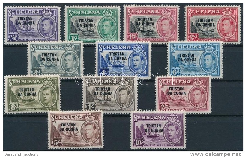 ** 1952 Forgalmi Felülnyomott Sor Mi 1-12 - Altri & Non Classificati