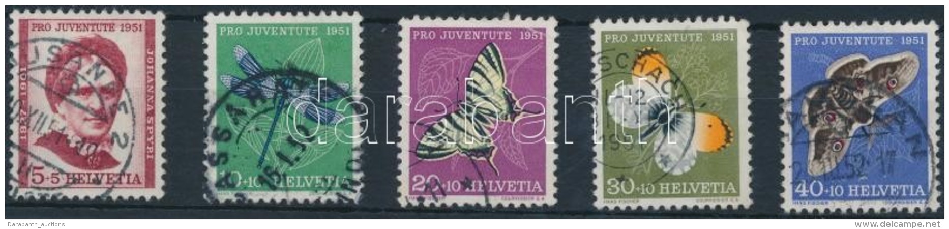O 1951 Pro Juventute Sor Mi 561-565 - Other & Unclassified