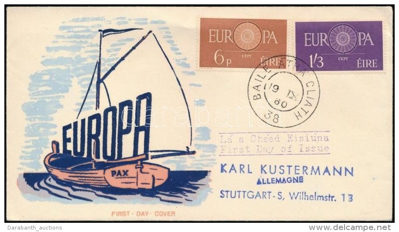 1950 Europa CEPT Sor Mi 146-147 FDC-n - Other & Unclassified