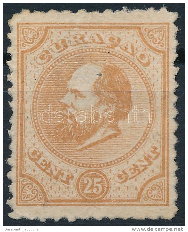 (*) Curacao 1876/1889 III. Wilhelm Király 1 érték Mi 11 - Other & Unclassified