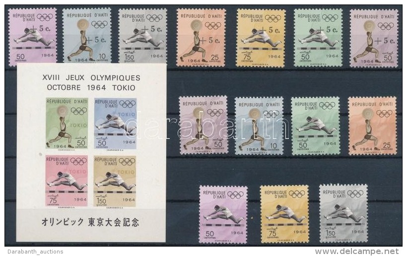 ** 1964-1965 Nyári Olimpia, Tokió Sor + Felülnyomott Változata Mi 780-786, 805-811 +... - Other & Unclassified