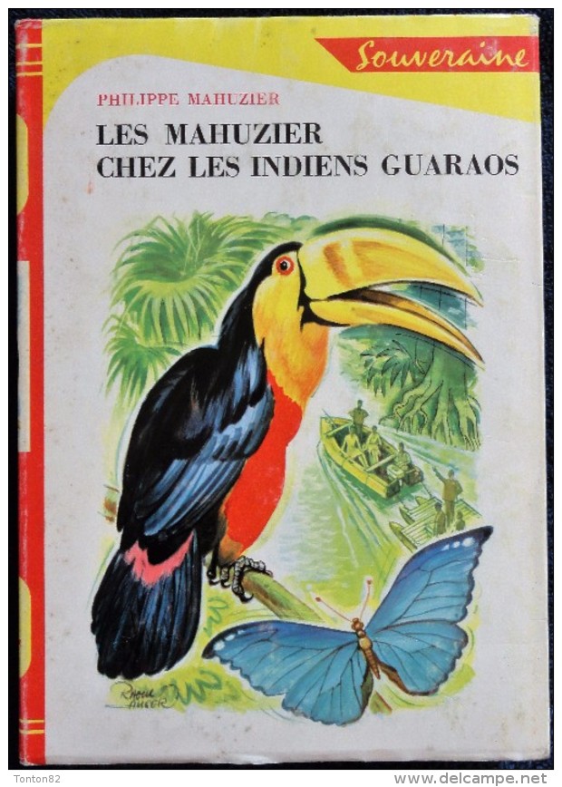 Philippe Mahuzier - Les Mahuzier En Australie - Bibliothèque Rouge Et Or Souveraine 627 - ( 1962) . - Bibliotheque Rouge Et Or