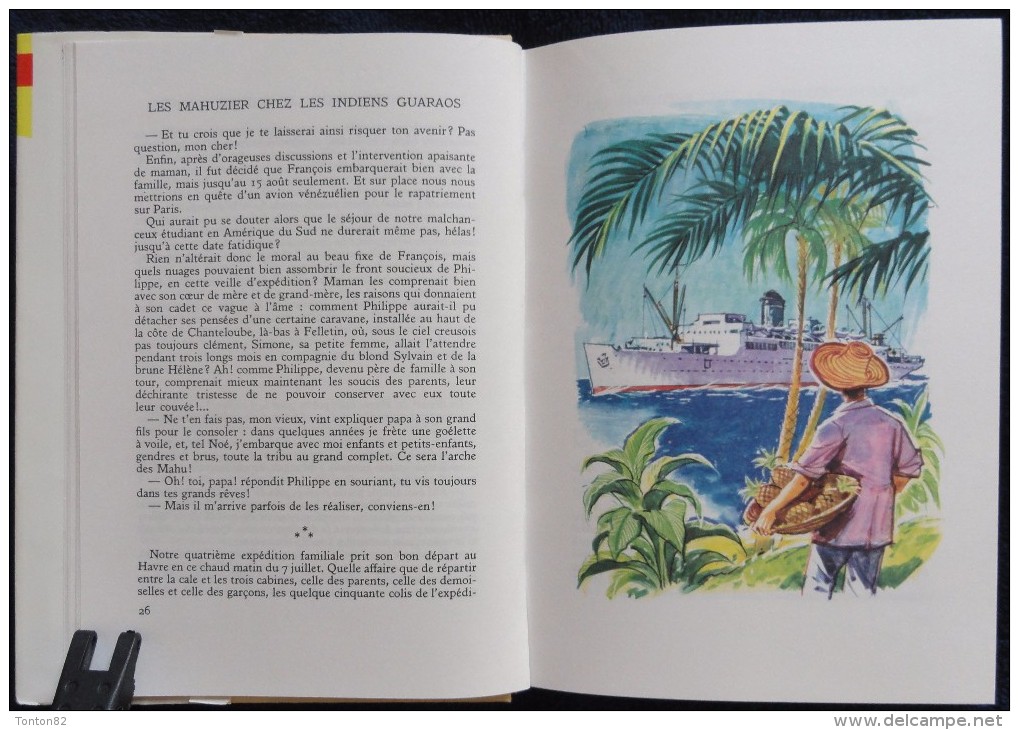 Philippe Mahuzier - Les Mahuzier En Australie - Bibliothèque Rouge Et Or Souveraine 627 - ( 1962) . - Bibliotheque Rouge Et Or