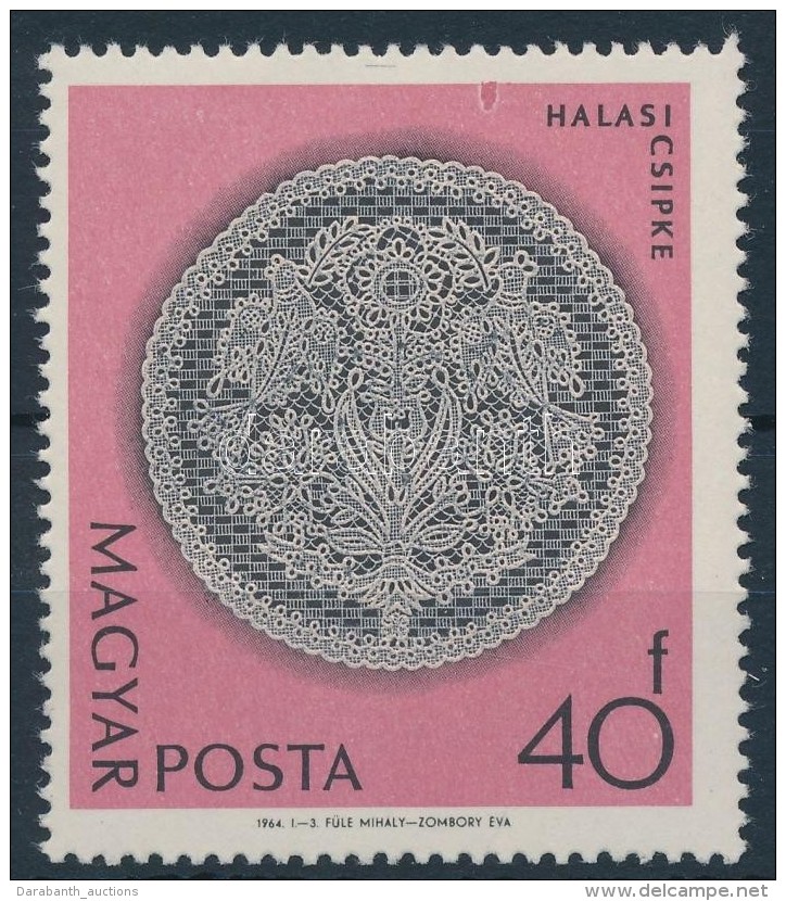 ** 1964 Halasi Csipke 40f Felül Poloska - Other & Unclassified