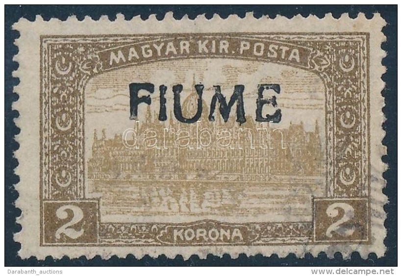 O Fiume 1919 Parlament 2K Kézi Felülnyomással, Garancia Nélkül - Other & Unclassified