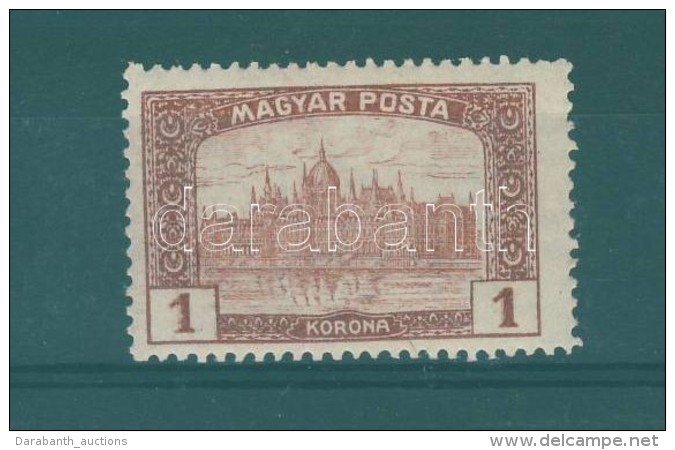 ** 1919 Magyar Posta 1K Az értékszámok KettÅ‘s Nyomatával - Altri & Non Classificati