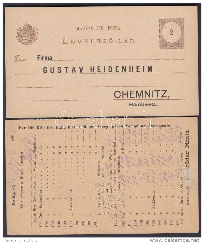 1884-1900 Simádi 13 7 Db Díjjegyes LevelezÅ‘lap Közte 1 Cégreklámmal - Altri & Non Classificati