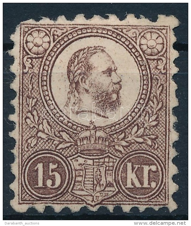 (*) 1871 Réznyomat 15 Kr (*110.000) (sarokhiba / Missing Corner) - Other & Unclassified