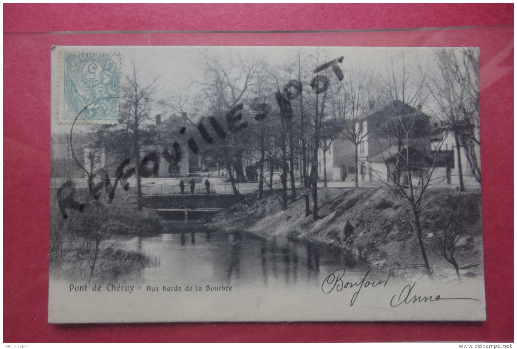 Cp Pont De Cheruy  Aux Abords De La Bourbre - Pont-de-Chéruy