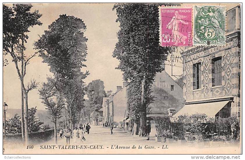 Saint Valéry En Caux   76    Avenue  De La Gare - Saint Valery En Caux