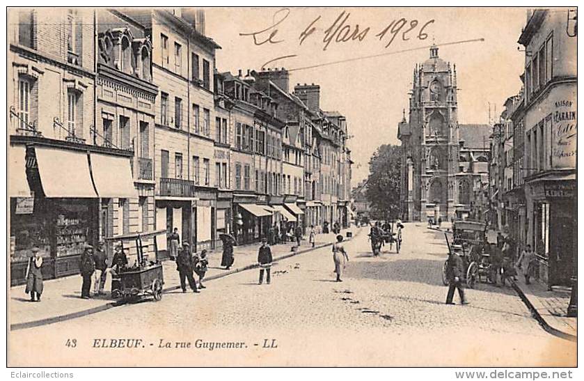 Elbeuf    76       La Rue Guynemer   (Marchand Ambulant) - Elbeuf