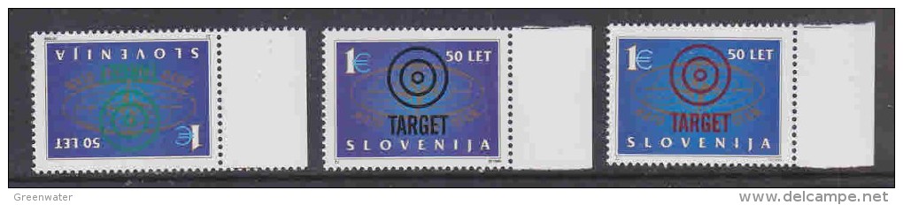 Slovenia 1999 Nato "Target" 3v ** Mnh (18747) - Slovénie