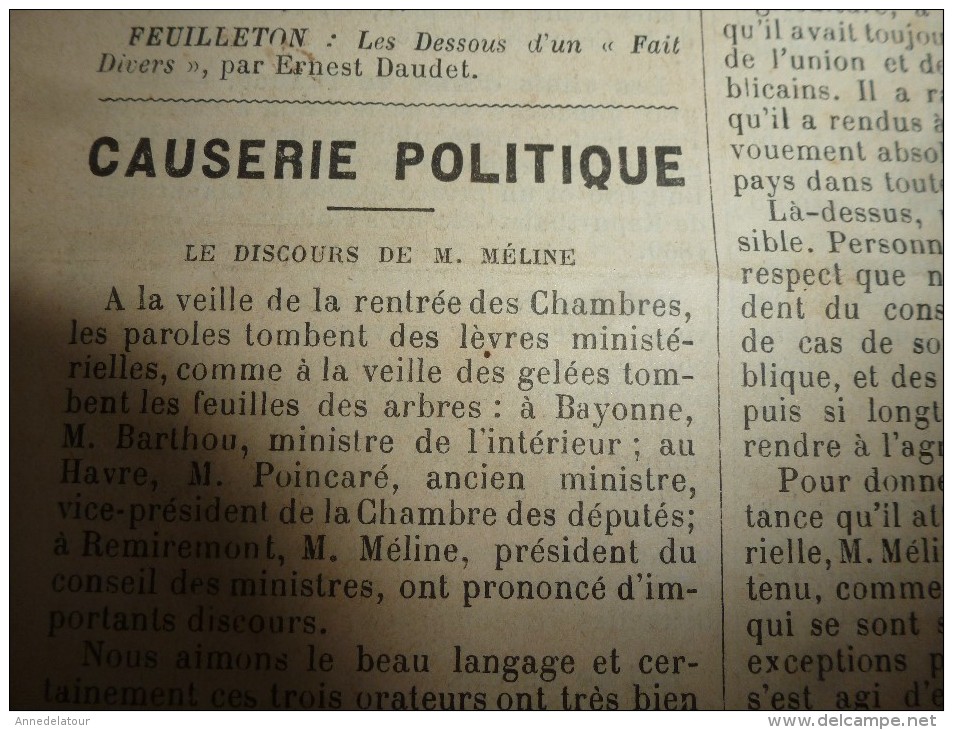 1897 GDV :Le Douanier Marcoux;Balle De Fusil See Metford;Escroquerie Au PLM;C.-la-Giraudière; Touaregs Et Spahis, Etc - 1850 - 1899