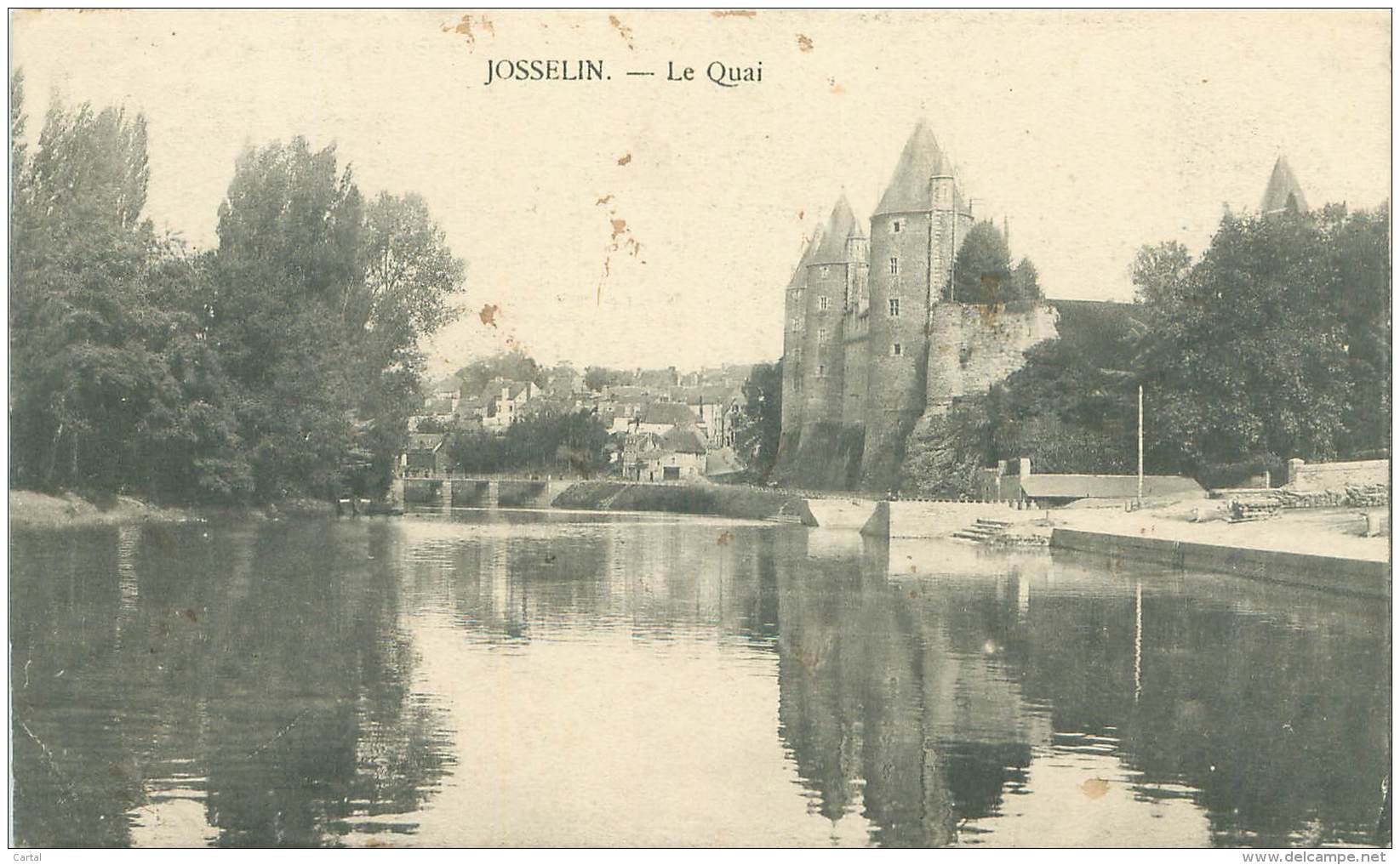 56 - JOSSELIN - Le Quai - Josselin