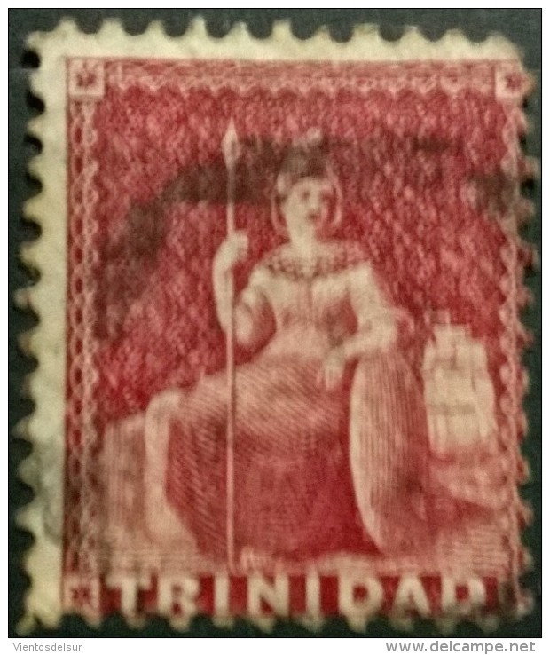 TRINIDAD -  QV- YVERT # 17 - VF USED - Trinidad Y Tobago