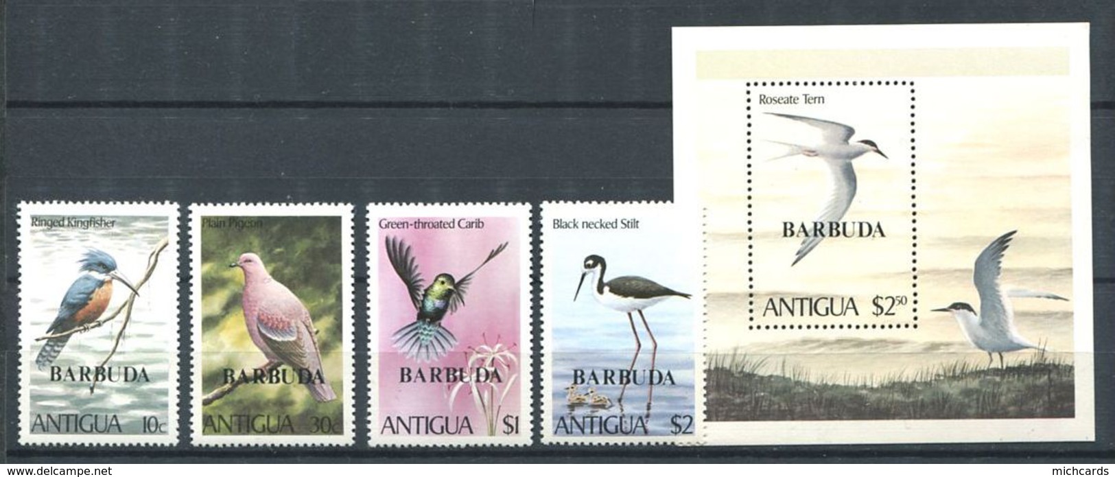 170 BARBUDA 1980 - Yvert 499/02 BF 53 - Oiseau - Neuf ** (MNH) Sans Trace De Charniere - Barbuda (...-1981)