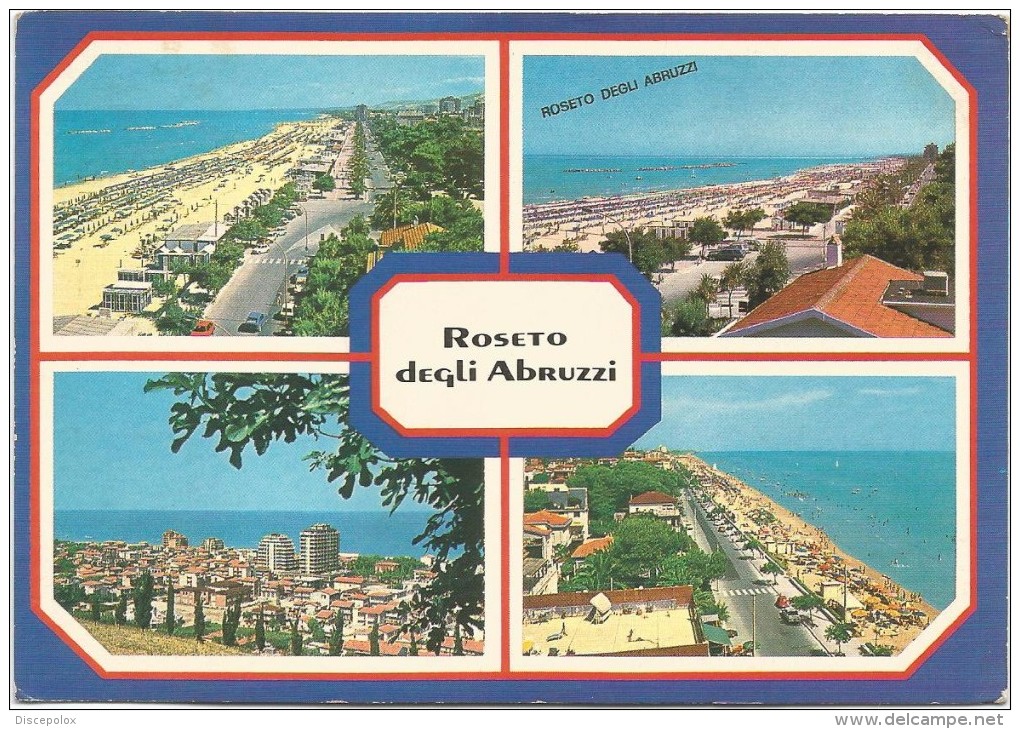 R1583 Roseto Degli Abruzzi (Teramo) - Panorama Vedute Multipla / Viaggiata 1987 - Altri & Non Classificati