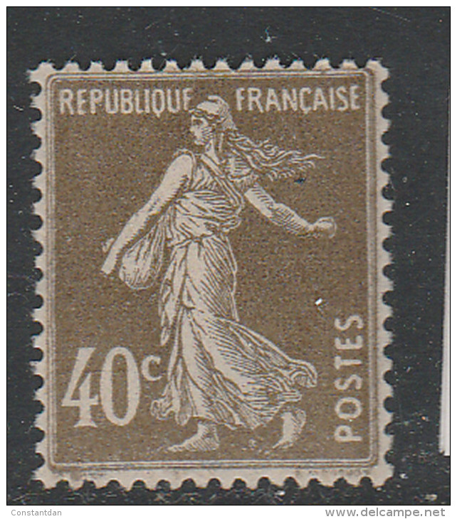 FRANCE N° 193 I 40C BRUN OLIVE TYPE SEMEUSE CAMEE NEUF SANS CHARNIERE - Neufs