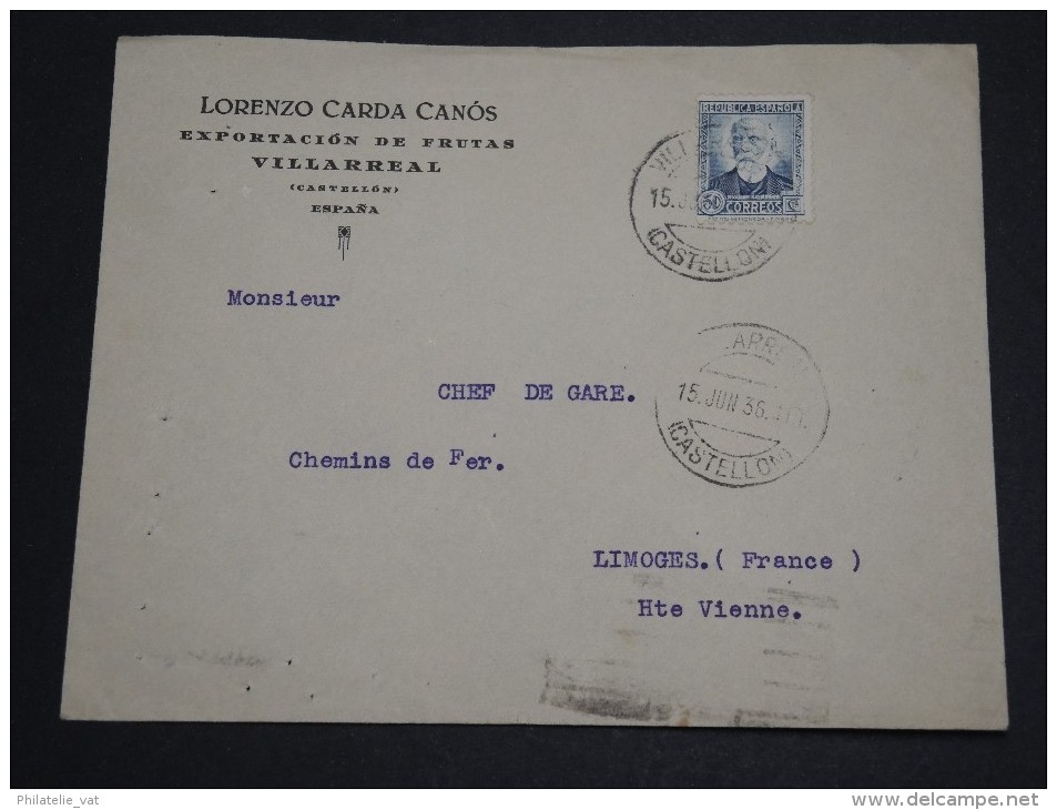 ESPAGNE – Env Avec Censure Républicaine – A Bien étudier – Détaillons Collection - Lot N° 18376 - Marques De Censures Républicaines