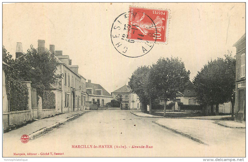 10 - MARCILLY Le HAYER - Grande Rue - Marcilly