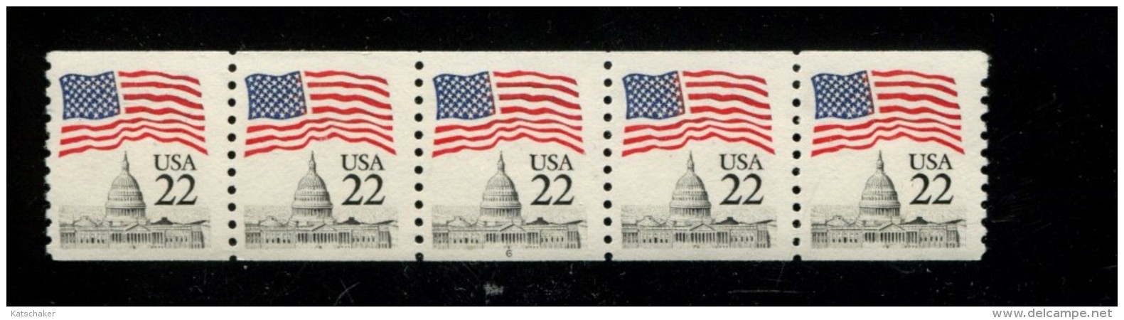 USA POSTFRIS MINT NEVER HINGED POSTFRISCH EINWANDFREI SCOTT 2115 Plate 6 - Rollenmarken (Plattennummern)