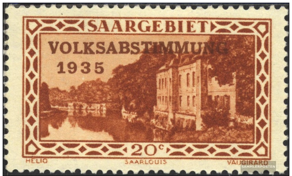 Saarland 181 Mit Falz  1934 Volksabstimmung 1935 - Nuovi