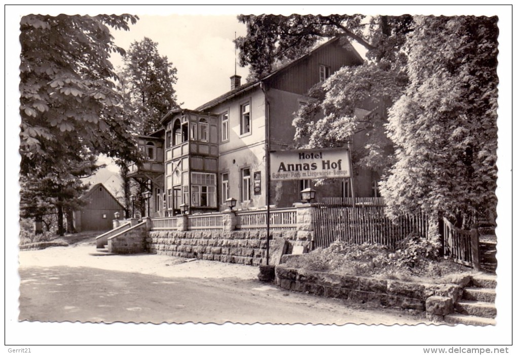0-8323 GOHRISCH; Hotel "Annas Hof", 1960 - Gohrisch