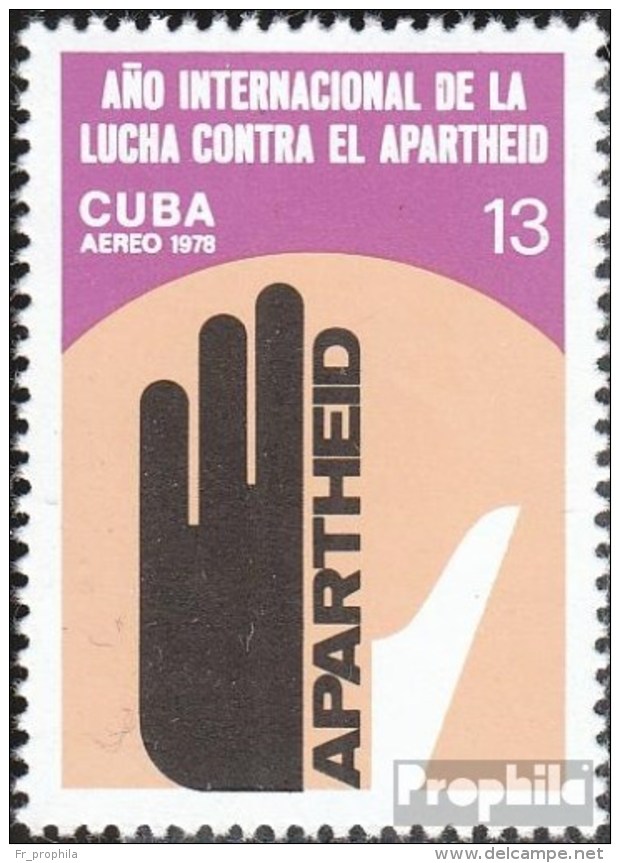 Cuba 2346 (complète.Edition.) Neuf Avec Gomme Originale 1978 La Discrimination Raciale - Neufs