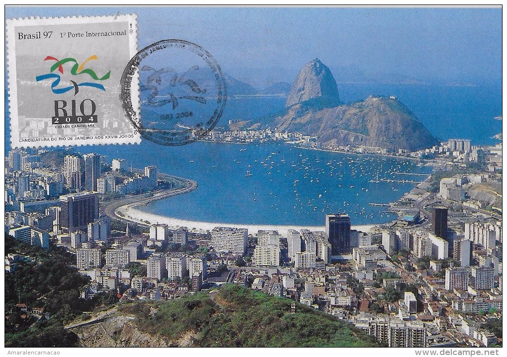 CARTE MAXIMUM - MAXICARD - MAXIMUMKARTE - MAXIMUM CARD - BRÉSIL / BRAZIL - RIO DE JANEIRO - BAÍA DE GUANABARA - Maximum Cards