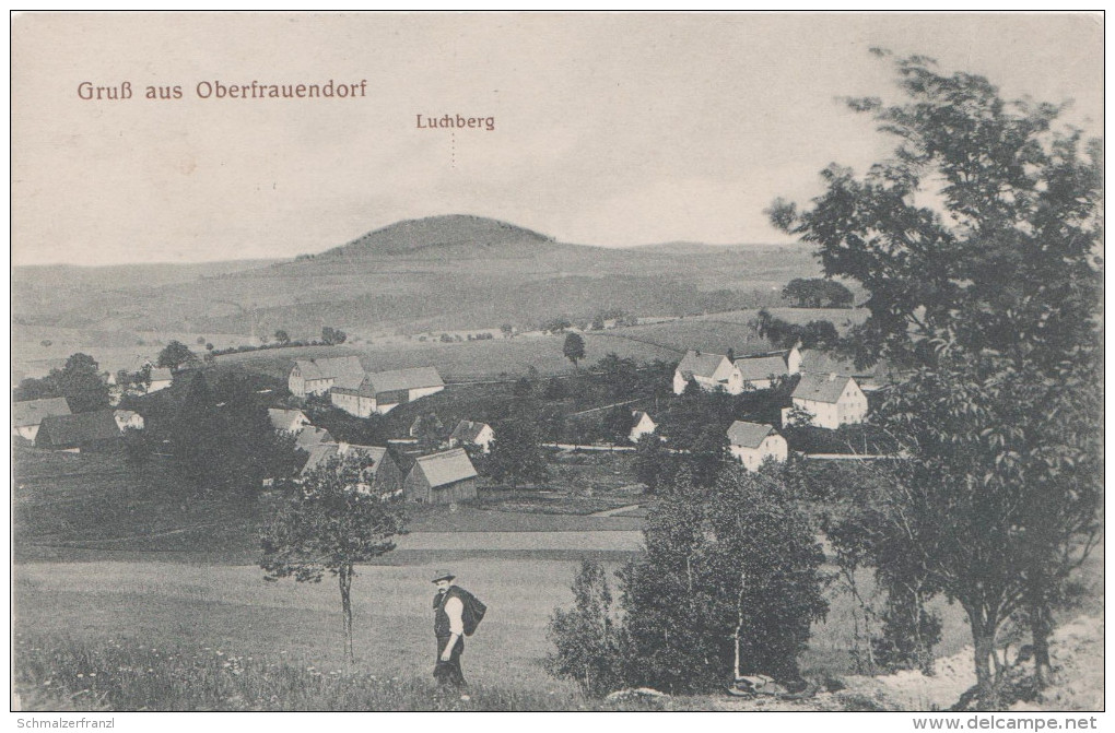 AK Oberfrauendorf Luchberg A Glashütte Dippoldiswalde Schmiedeberg Cunnersdorf Luchau Reinhardtsgrimma Niederfrauendorf - Schmiedeberg (Erzgeb.)