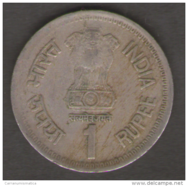 INDIA 1 RUPEE 1991 RAJIV CANDHI - India