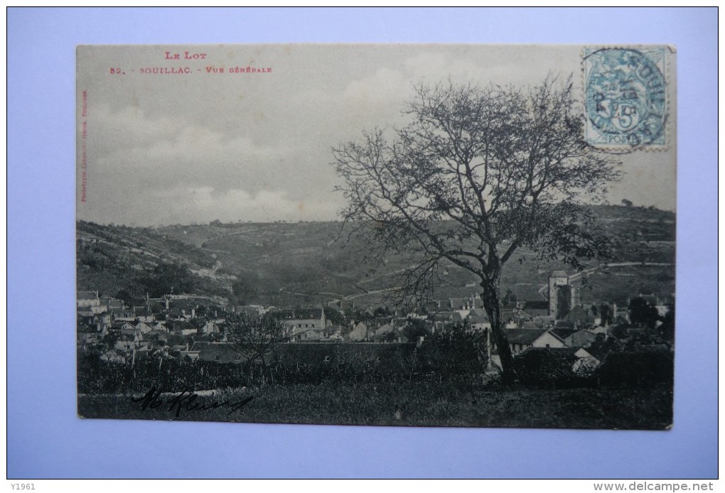 CPA 46 LOT SOUILLAC. Vue Générale. 1904. - Souillac