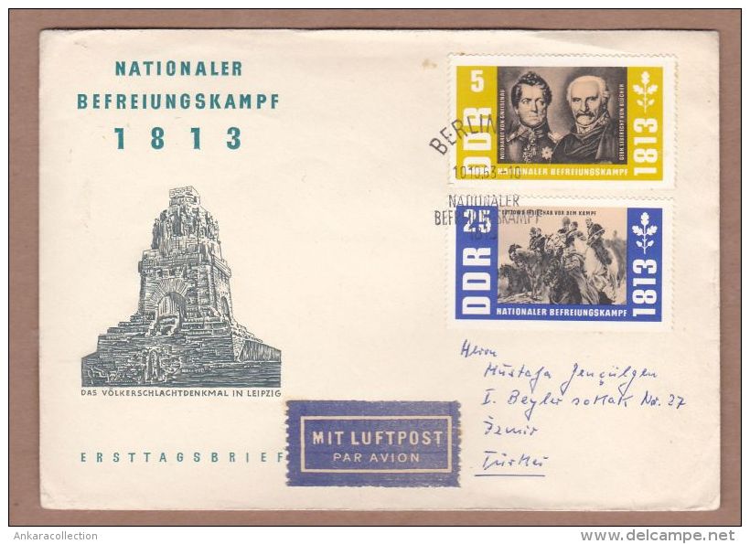 AC - GERMANY STAMPED STATIONARY - NATIONALER BEFREIUNGSKAMPF 1813 - Covers - Used