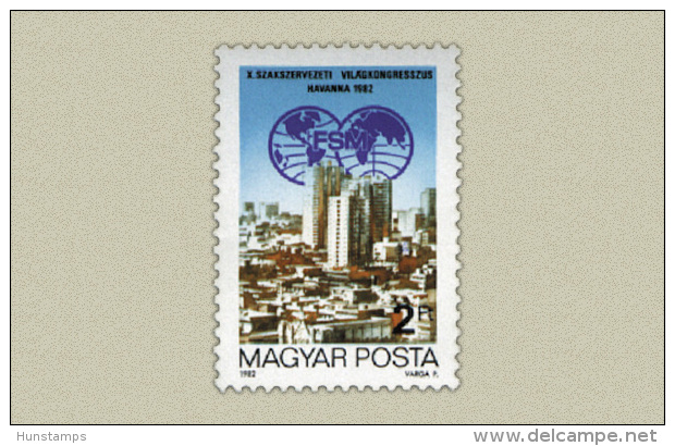 Hungary 1982. Trade Union Stamp MNH (**) Michel: 3534 / 0.50 EUR - Unused Stamps