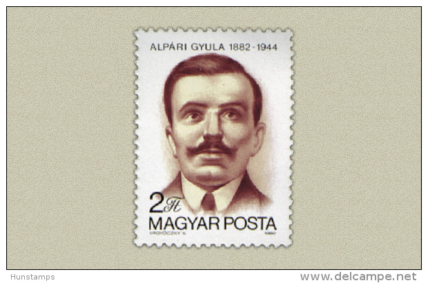 Hungary 1982. Gyula Alpári Stamp MNH (**) Michel: 3535 / 0.50 EUR - Ungebraucht