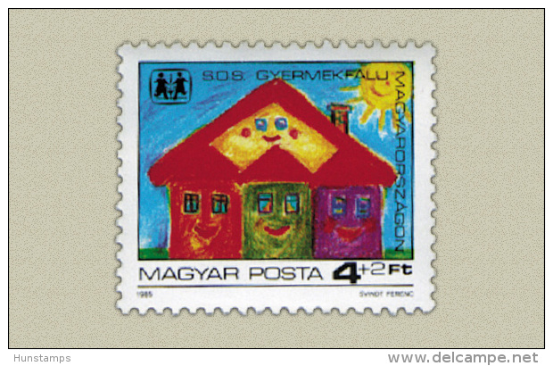 Hungary 1985. SOS Kinder-village Stamp MNH (**) Michel: 3797 / 1.70 EUR - Nuovi