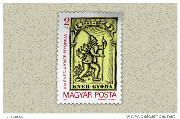 Hungary 1982. Kner Druck Stamp MNH (**) Michel: 3574 / 0.50 EUR - Unused Stamps