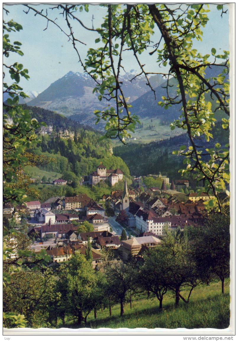 FELDKIRCH Mit Gurtisspitze , Panorama - Feldkirch