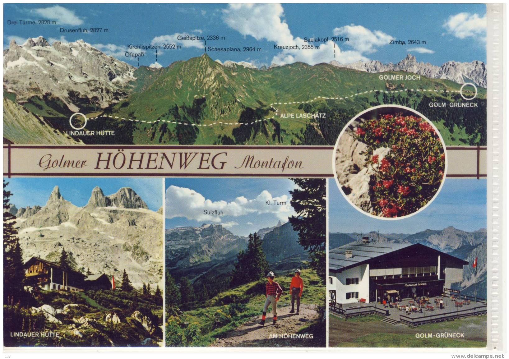 TSCHAGGUNS Im Montafon - Golmer Höhenweg , Lindauer Hütte, Golm - Grüneck .... - Sonstige & Ohne Zuordnung