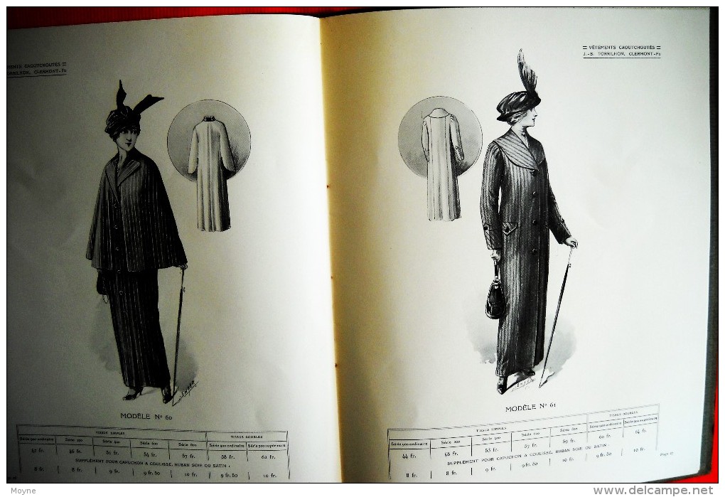 Catalogue  Vêtements Caoutchoutés Pour Hommes Et Dames - Du  1er Février 1914 - 1900-1940